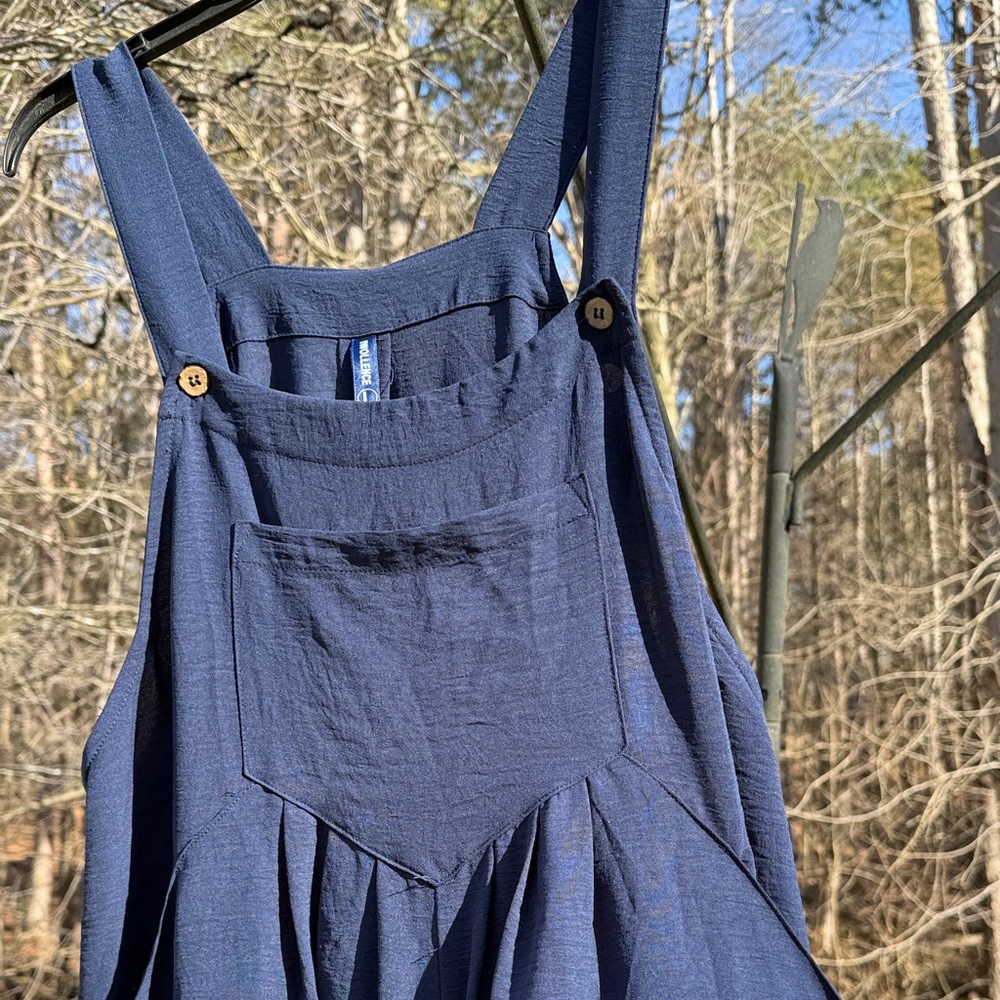 NWT Navy Blue Romper - Picture 3 of 7